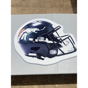 Denver Broncos NFL Helmet Rug Non Slip